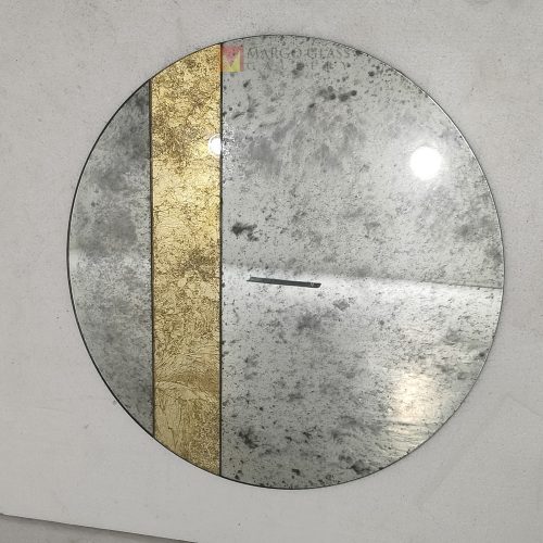 Round Wall Mirror – Artisan decorative mirror mirror premium quality glass with ornate frame handcrafted in Indonesia