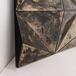 Antique Mirror Wall Brown