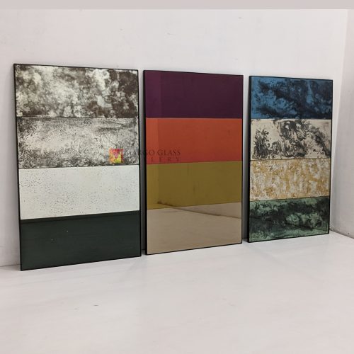 Antique Wall Mirror Panel – Premium antique mirror antique glass with gold frame handcrafted in Indonesia