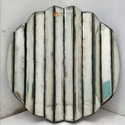 Antique 3D Round Mirror