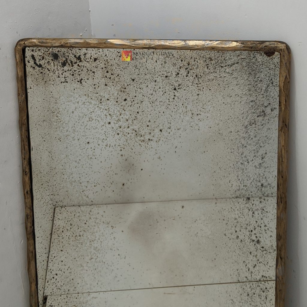 Antique Mirror Rectangular Artisan Handmade Indonesia – Elegant antique mirror antique glass with gold frame handcrafted in Indonesia