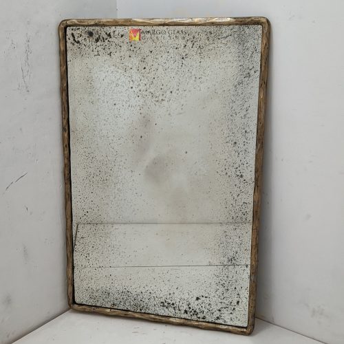 Antique Mirror Rectangular Premium Handmade Indonesia – Handcrafted antique mirror antique glass with gold frame handcrafted in Indonesia