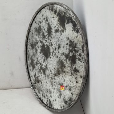 Antique Round Mirror