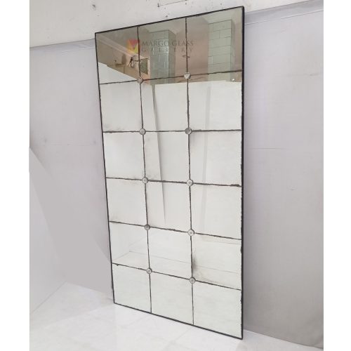 Rectangle Mosaic Mirror – Handcrafted decorative mirror mirror premium quality glass with ornate frame handcrafted in Indonesia