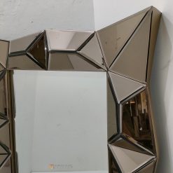 Recta 3D Wall Mirror Brown