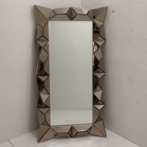  Recta 3D Wall Mirror Brown MG 004841