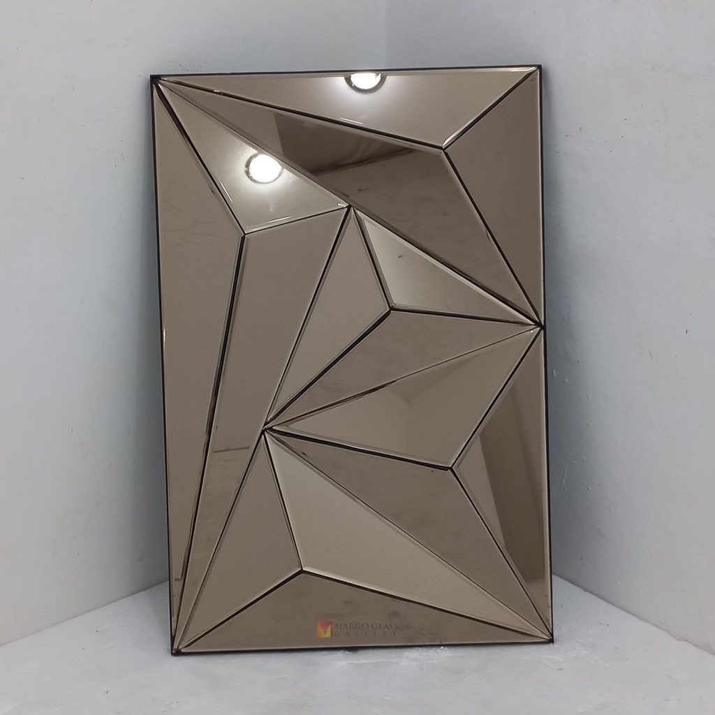 Modern Mirror Brown 3D Rectangle Classic Handmade Indonesia – Classic decorative mirror mirror premium quality glass with ornate frame handcrafted in Indonesia