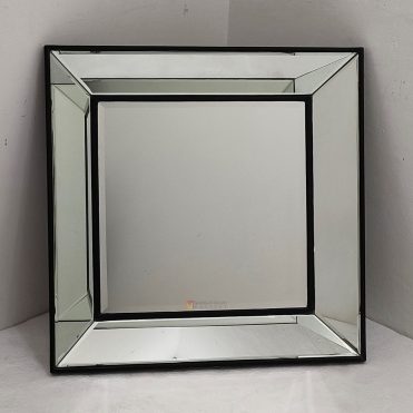 Beaded Wall Mirror Square
