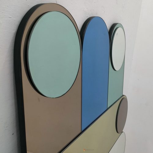Contemporary Modern Mirror Colorfull Artisan Handmade Indonesia – Artisan decorative mirror mirror premium quality glass with ornate frame handcrafted in Indonesia