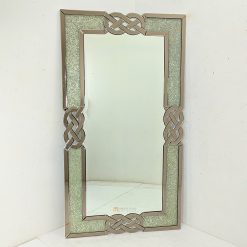 Crystal Coat Rectangle Mirror