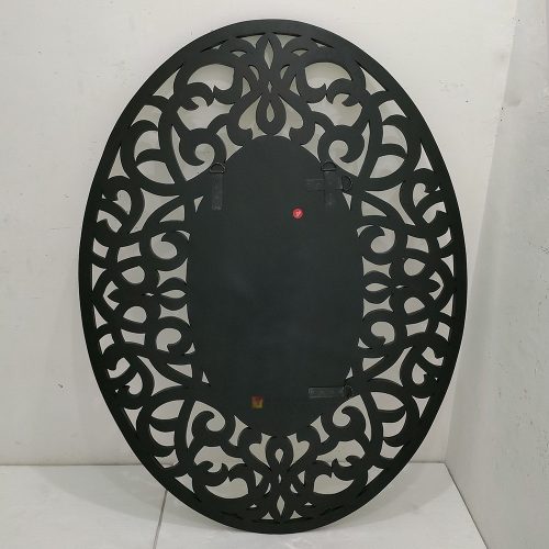 Oval Wall Mirror Ribbon Luxury Handmade Indonesia – Elegant decorative mirror mirror premium quality glass with ornate frame handcrafted in Indonesia