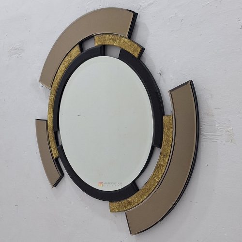 Round Wall Mirror Satellite Premium Handmade Indonesia – Classic decorative mirror mirror premium quality glass with ornate frame handcrafted in Indonesia