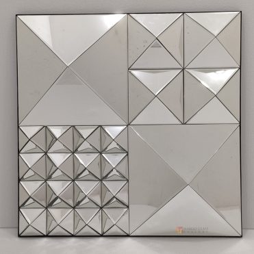3D Diamond Wall Mirror Square