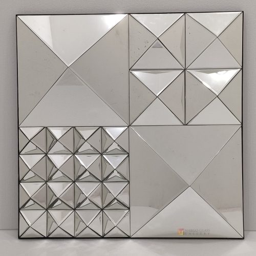 3D Diamond Wall Mirror Square MG 004861
