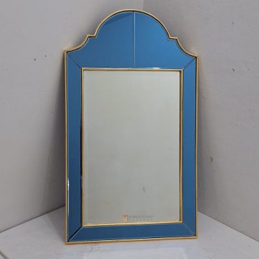 Deco Wall Mirror Blue