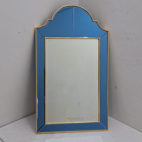 Deco Wall Mirror Blue MG 004862