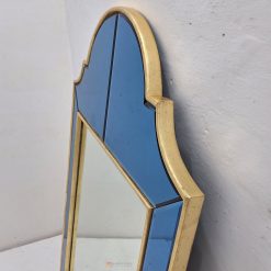 Deco Wall Mirror Blue