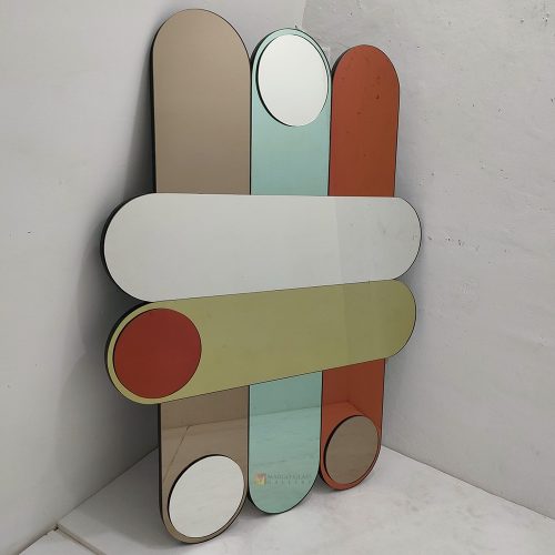 Wall Deco Mirror Full Color Handcrafted Handmade Indonesia – Premium decorative mirror mirror premium quality glass with ornate frame handcrafted in Indonesia