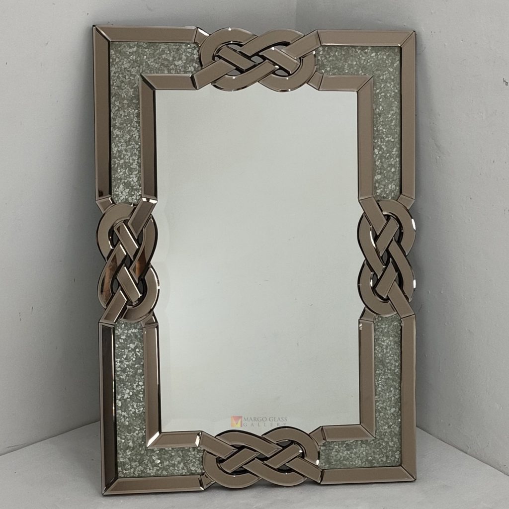 Rectangle Wall Mirror Crystal Artisan Handmade Indonesia – Luxury decorative mirror mirror premium quality glass with ornate frame handcrafted in Indonesia