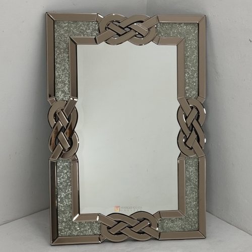 Rectangle Wall Mirror Crystal MG 004865