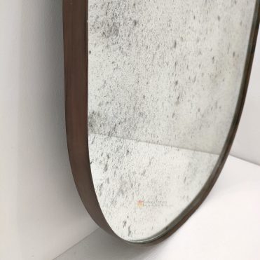 Antique Oval Wall Mirror