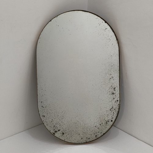 Large Antique Oval Wall Mirror MG 014512