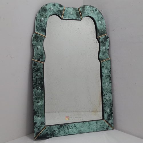 Antique Mirror Green Frame MG 014513