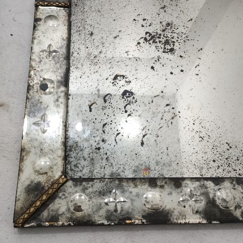 MG 014514 Antique Mirror Wall 122 x 70 cm Green Frame Antique – Elegant antique mirror antique glass with gold frame handcrafted in Indonesia