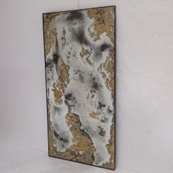 Rectangular Antique Gold Mirror Metal Frame Handcrafted Handmade Indonesia – Premium antique mirror antique glass with gold frame handcrafted in Indonesia