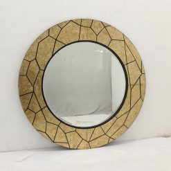 Verre Eglomise Round Mirror Mosaic