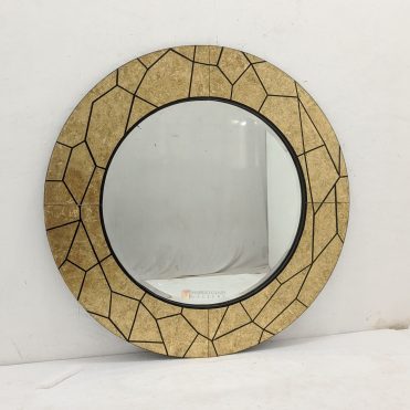 Verre Eglomise Round Mirror Mosaic