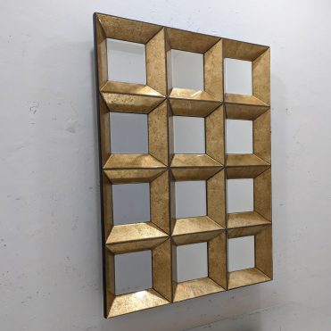 Rectangle Eglomise Wall Mirror