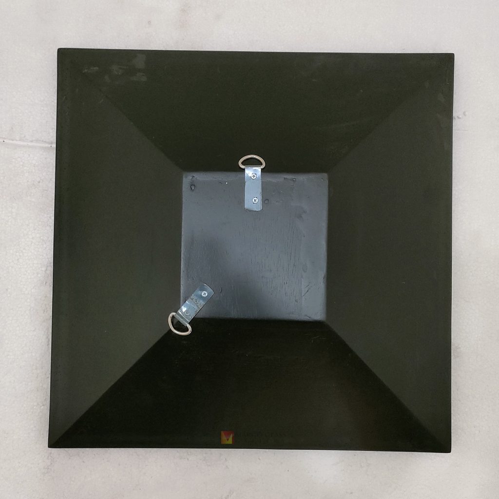 Square Verre Eglomise Mirror Baki Luxury Handmade Indonesia – Elegant eglomise mirror silver eglomise glass handcrafted in Indonesia