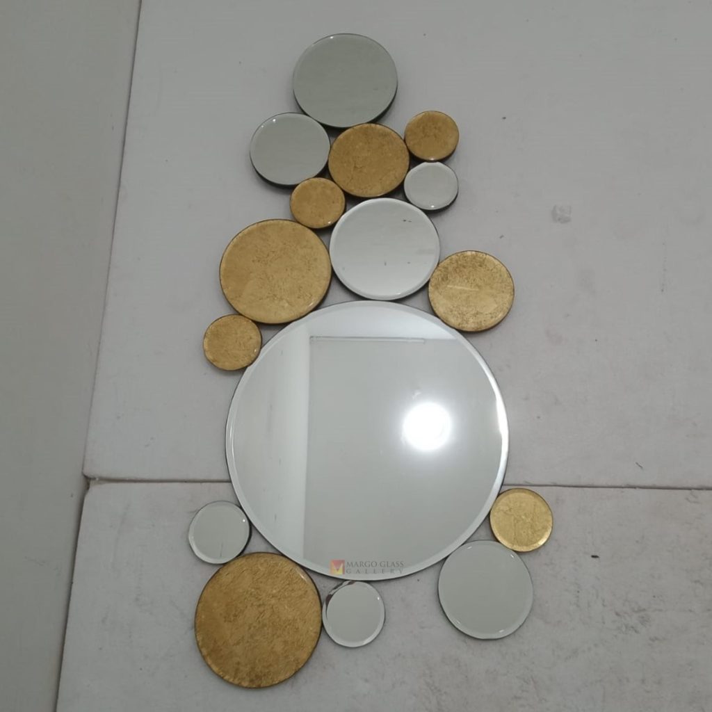 Round Contemporer Wall Decor Eglomise Handcrafted Handmade Indonesia – Premium eglomise mirror silver eglomise glass handcrafted in Indonesia