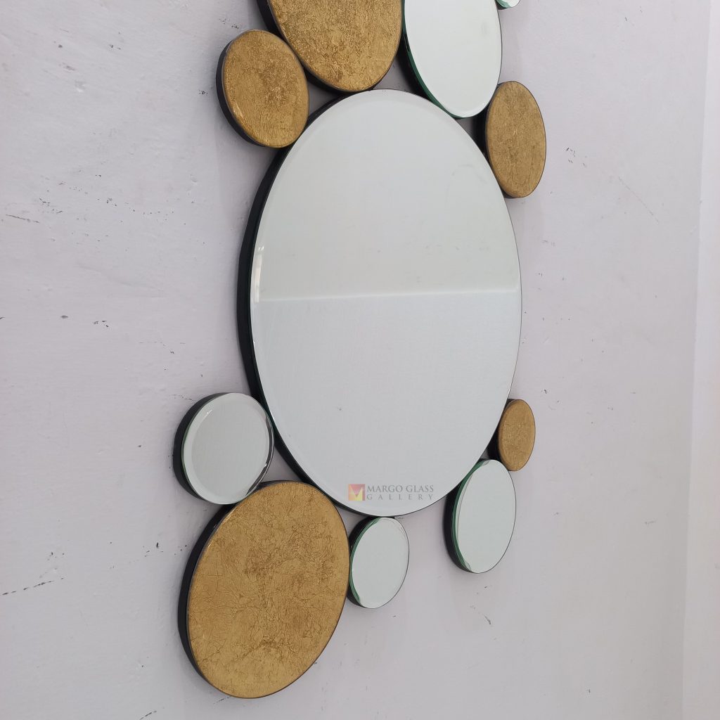 Round Contemporer Wall Decor Eglomise Premium Handmade Indonesia – Classic eglomise mirror silver eglomise glass handcrafted in Indonesia