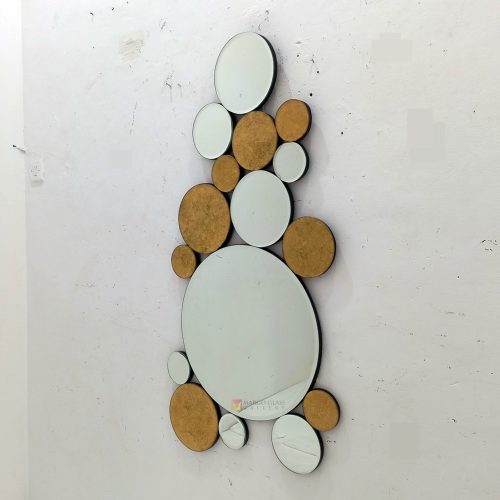 Round Contemporer Wall Decor Eglomise Classic Handmade Indonesia – Handcrafted eglomise mirror silver eglomise glass handcrafted in Indonesia