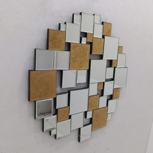 Square Wall Decor Eglomise Silver Luxury Handmade Indonesia – Elegant square eglomise wall decor mirror silver eglomise glass handcrafted in Indonesia