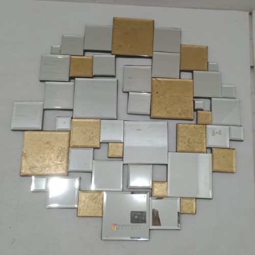 Square Wall Decor Eglomise Silver Artisan Handmade Indonesia – Luxury square eglomise wall decor mirror silver eglomise glass handcrafted in Indonesia