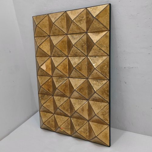 3D Diamond Eglomise Wall Decor Premium Handmade Indonesia – Classic 3D diamond eglomise mirror silver eglomise glass handcrafted in Indonesia