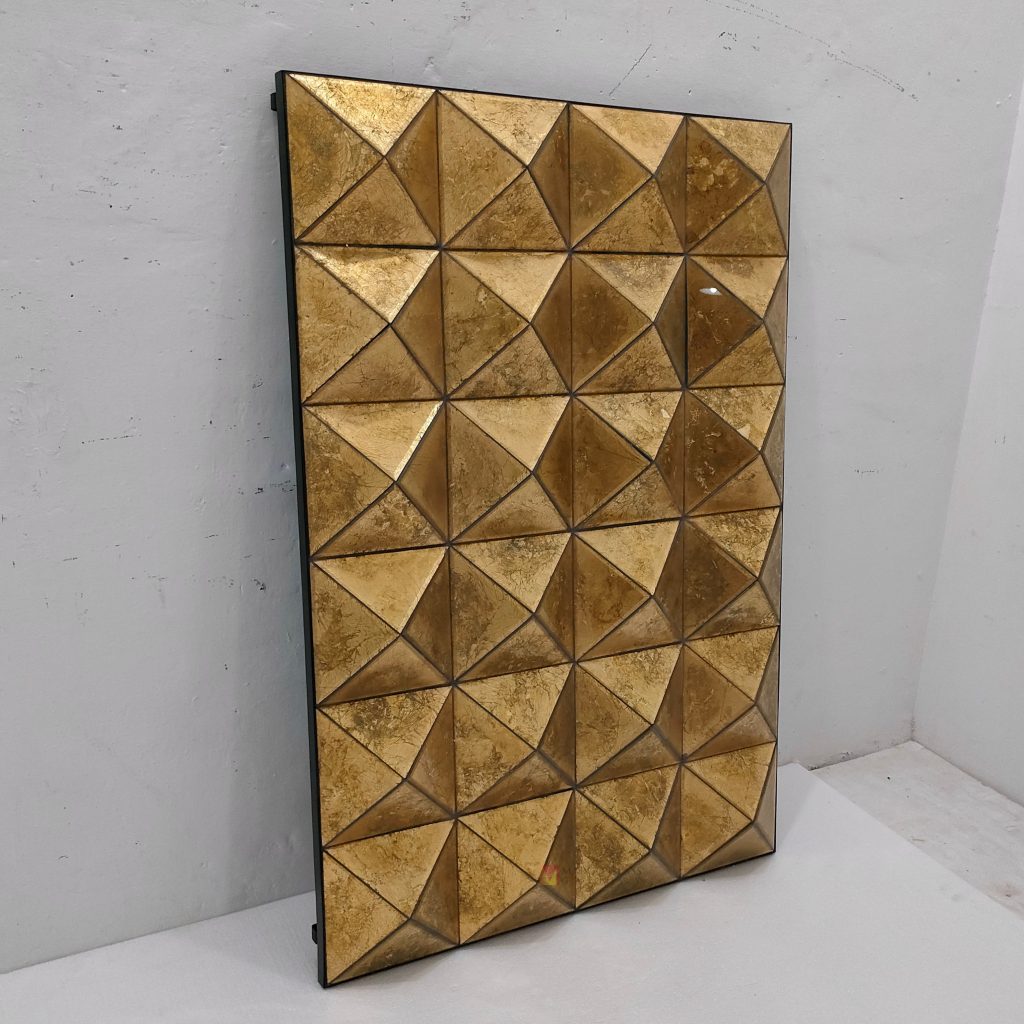 3D Diamond Eglomise Wall Decor Classic Handmade Indonesia – Handcrafted 3D diamond eglomise mirror silver eglomise glass handcrafted in Indonesia