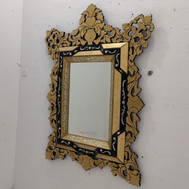Venetian Verre Eglomise Wall Mirror