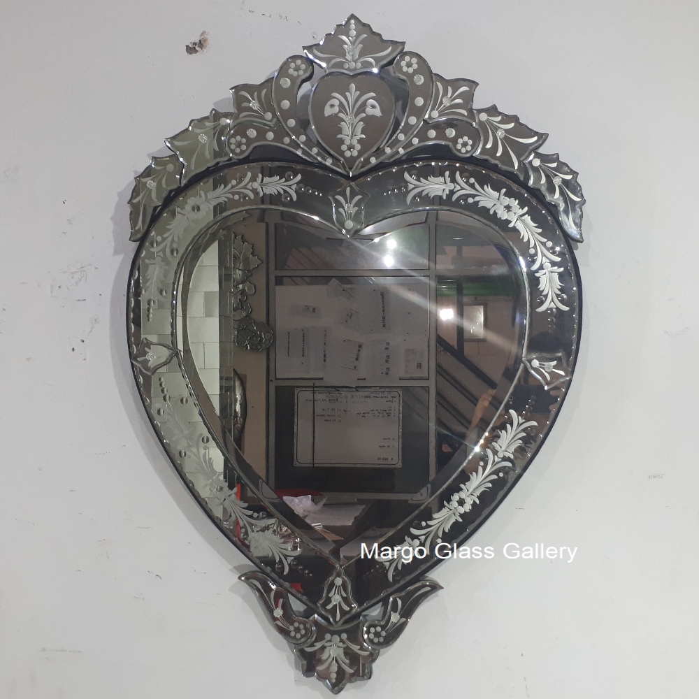 Venetian Heart Mirror