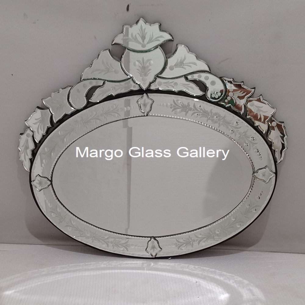 Venetian Mirror Oval Deco