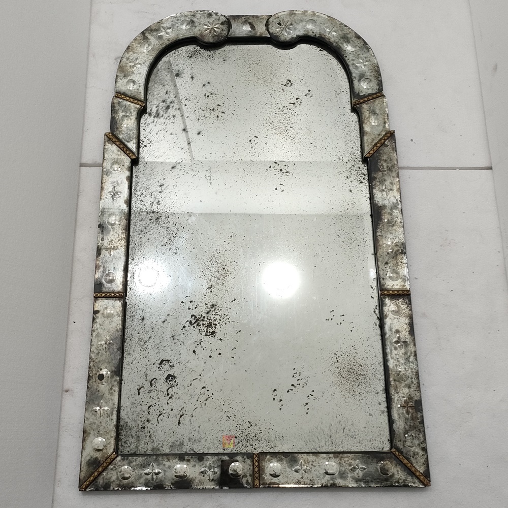 Large Antique Mirror Wall