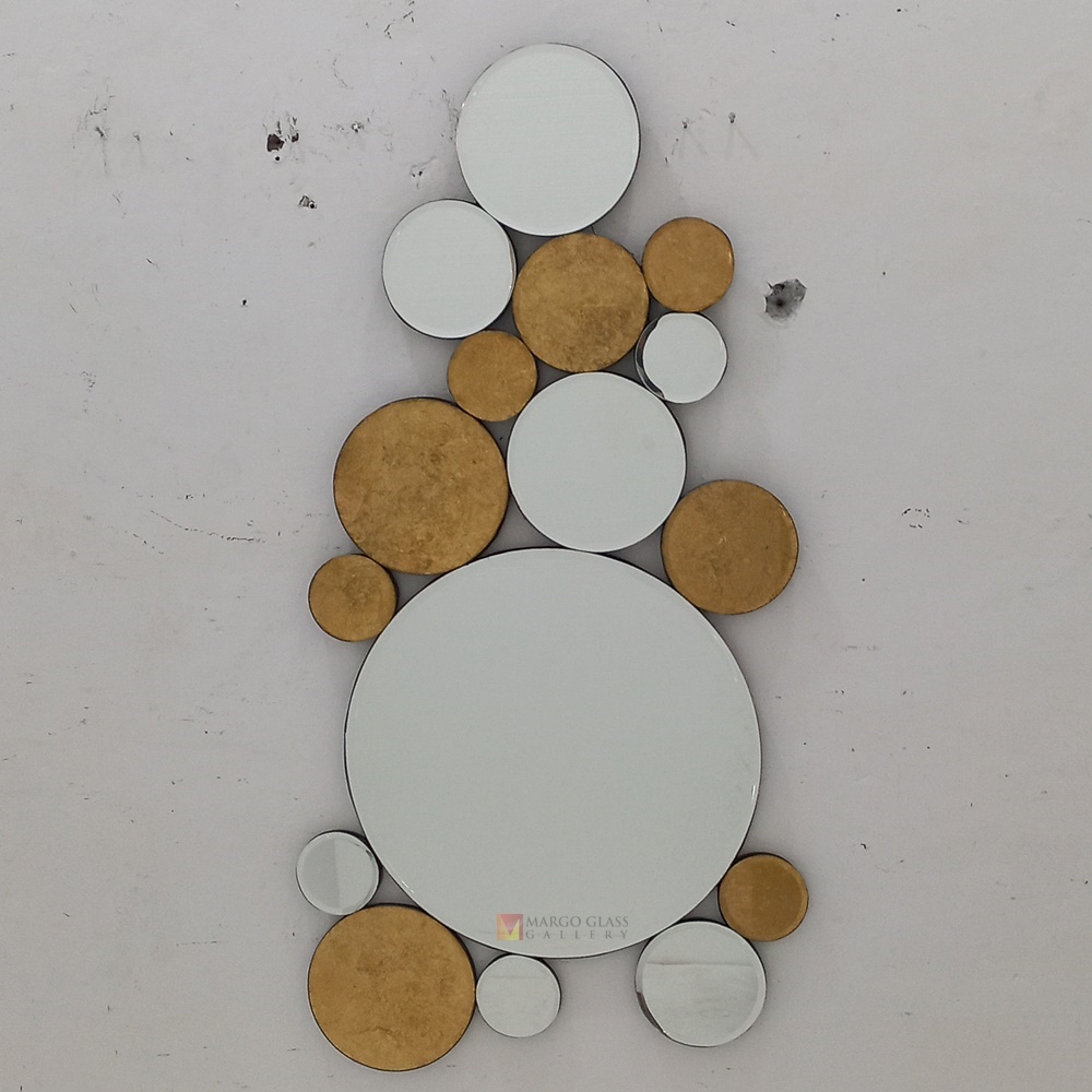 Round Contemporer Wall Decor Eglomise