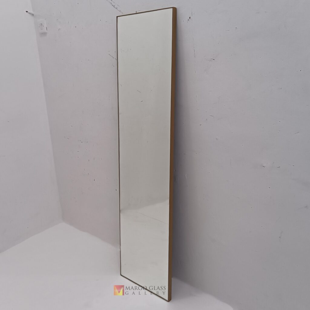 MG 400001 Beaded Metal Frame Wall Mirror Frame Gold Uk 140 cm x 35 cm Artisan Handmade Indonesia – Artisan decorative mirror mirror premium quality glass with ornate frame handcrafted in Indonesia