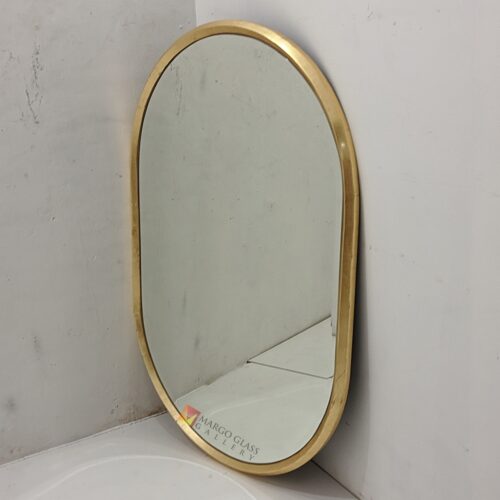 MG 400004 Beaded Gold Oval Mirror 120cm x 80cm Luxury Handmade Indonesia – Luxury decorative mirror mirror premium quality glass with ornate frame handcrafted in Indonesia