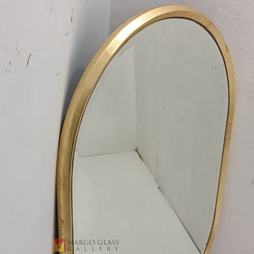 MG 400004 Beaded Gold Oval Mirror Small 120cm x 60cm Classic Handmade Indonesia – Classic decorative mirror mirror premium quality glass with ornate frame handcrafted in Indonesia
