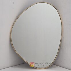 Organic Mirror Batu Gold Beaded MG  400015