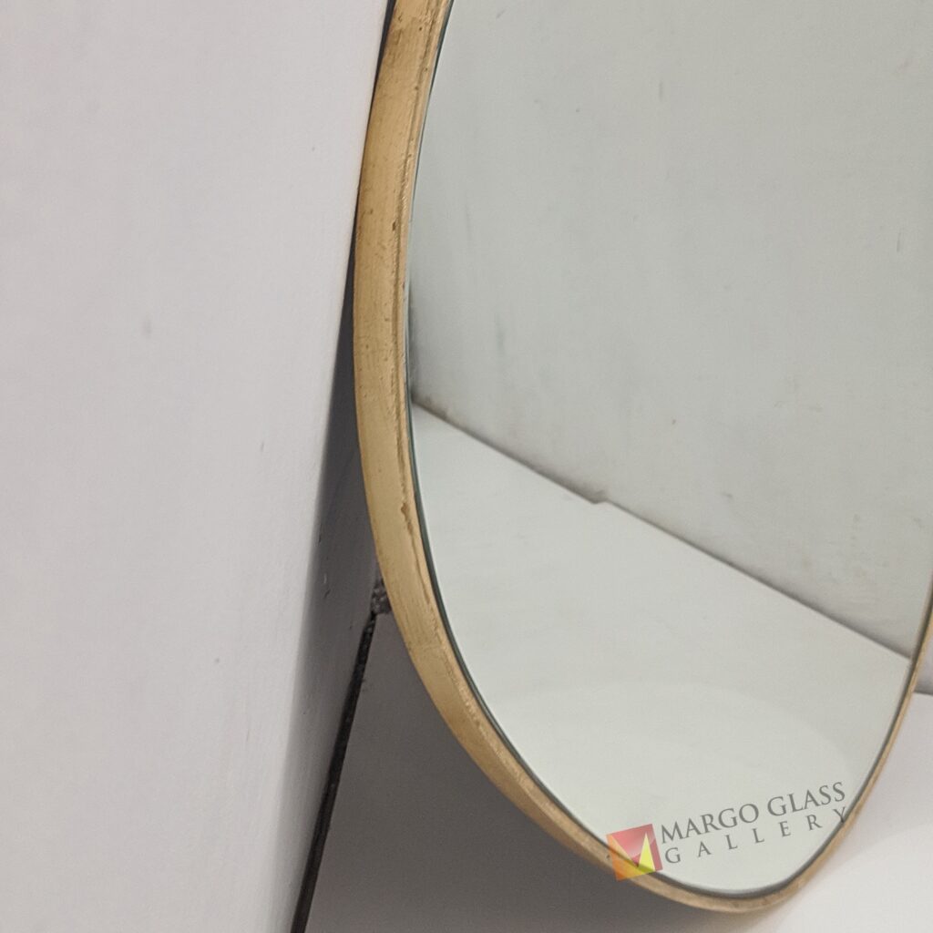 MG 400015 Organic Mirror Batu Gold Beaded Small 70x55cm Premium Handmade Indonesia – Premium decorative mirror mirror premium quality glass with ornate frame handcrafted in Indonesia